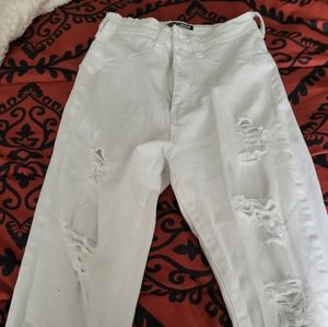 White jeans